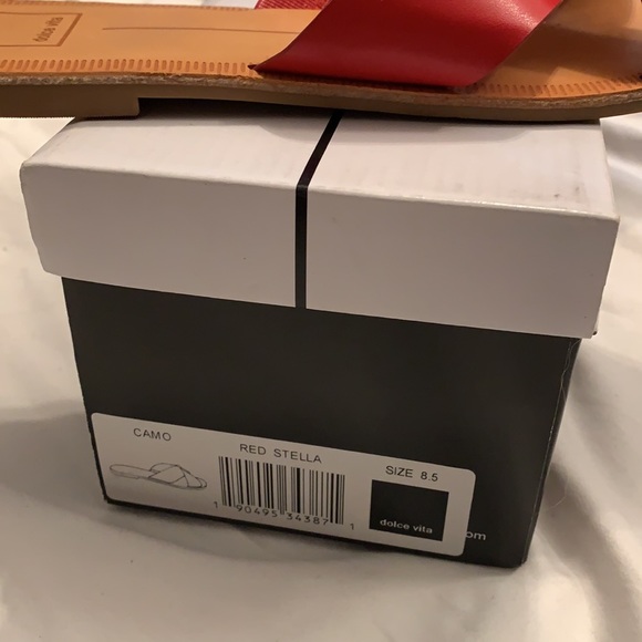 Dolce Vita Camo Sandal Red Stella - Picture 2 of 3